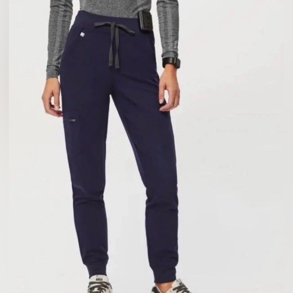 Figs Zamora Joggers Pants Nurse Scrub Women's ST SMALL TALL Navy Occupational✅